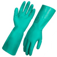 AgBoss Green Nitrile Gloves 45cm - Size 11
