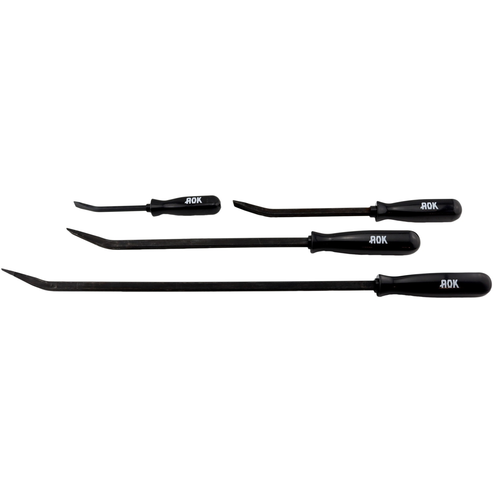 AOK by KC Tools 4 Piece Pry Bar Set with PVC Handles - 08330