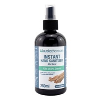 Austech 250mL Chemicals Hand Mist Sanitiser Spray Bottle