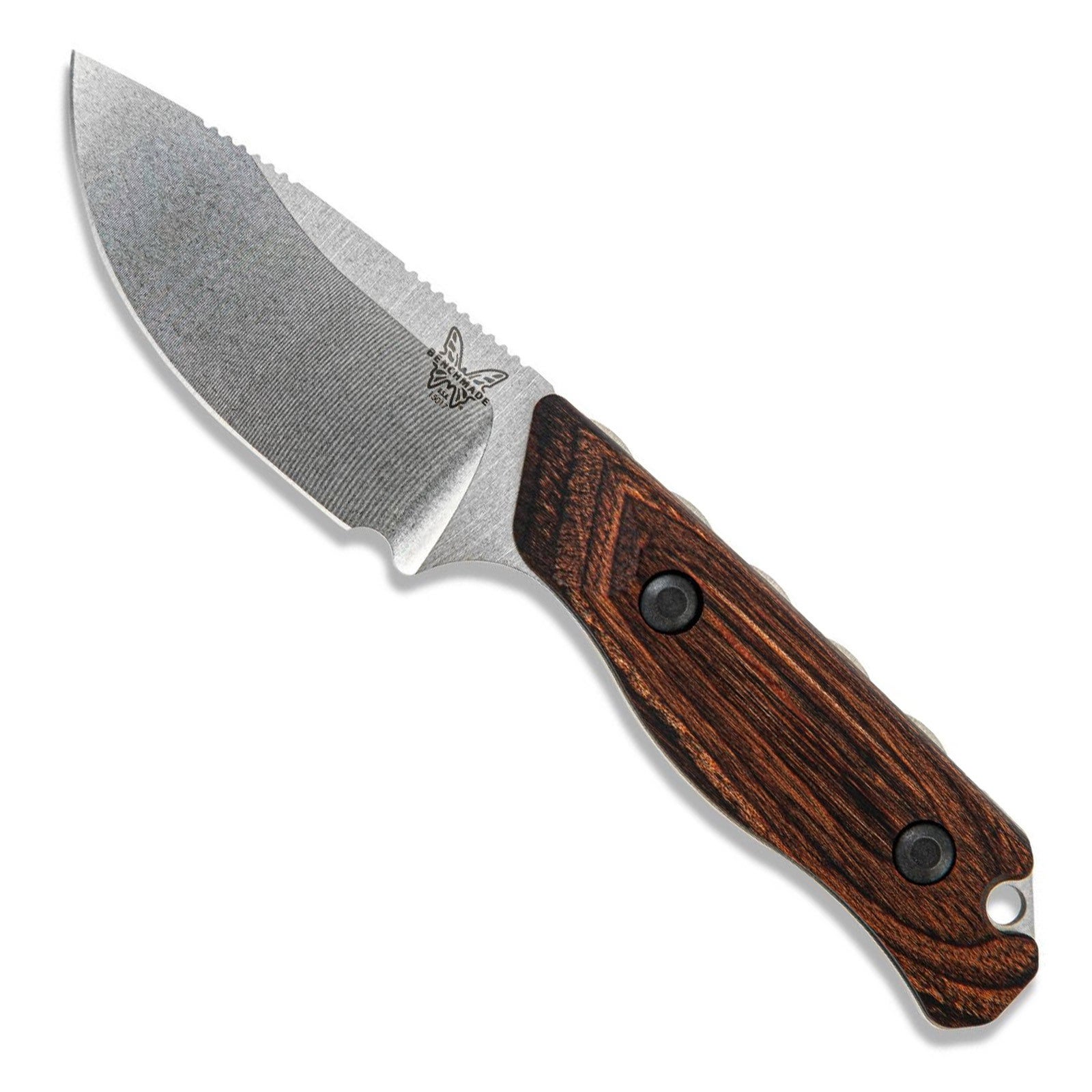 Benchmade Hidden Canyon Hunter Fixed Blade Knife - Wood / Satin