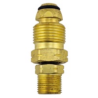 Bromic Brass Gas Adaptor for Companion Stoves - 3/8" BSP M LH to POL