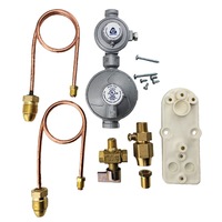 Bromic Dual Cylinder 160MJ/h LPG Regulator Manual Changeover Regulator Kit