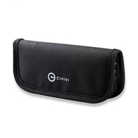 CIVIVI C-01 Black Nylon Zippered Pouch with Polishing Cloth and Stickers
