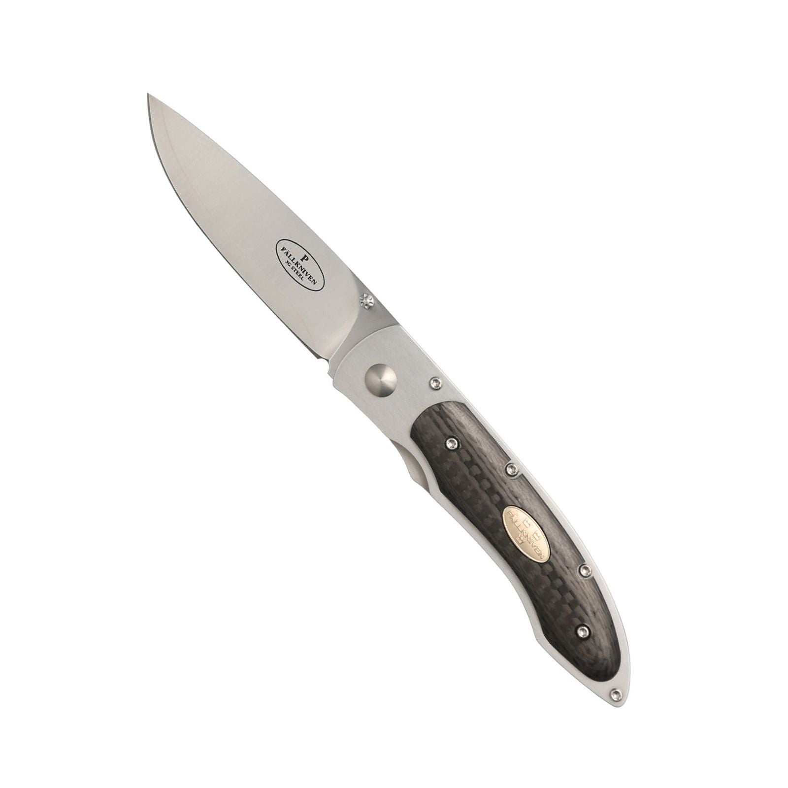 Fallkniven P3G Liner Lock Folding Knife - Black / Satin