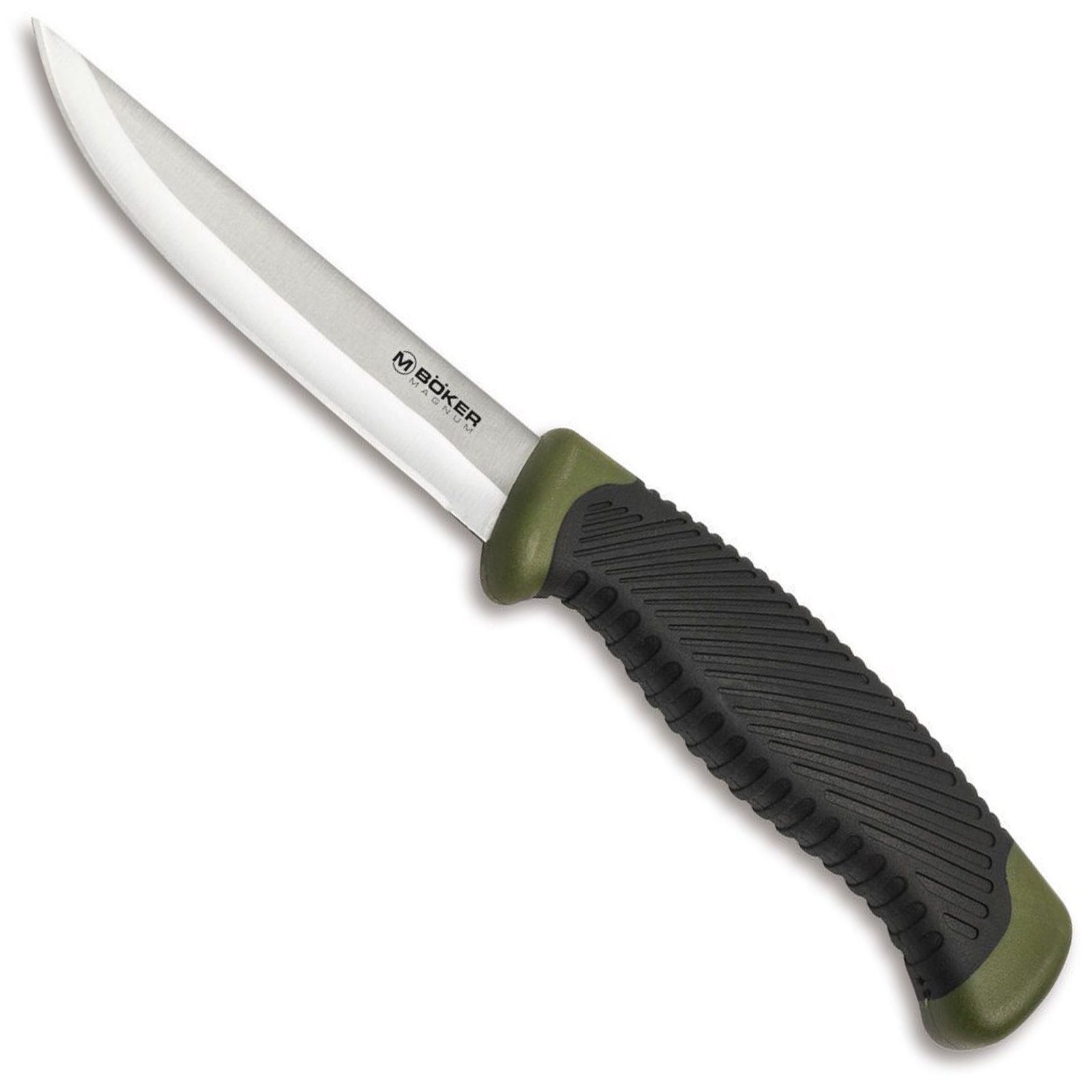 Magnum by Boker Falun Fixed Blade Knife - Black & Green / Satin