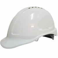 Maxisafe Vented Sliplock Harness Hard Hat - White