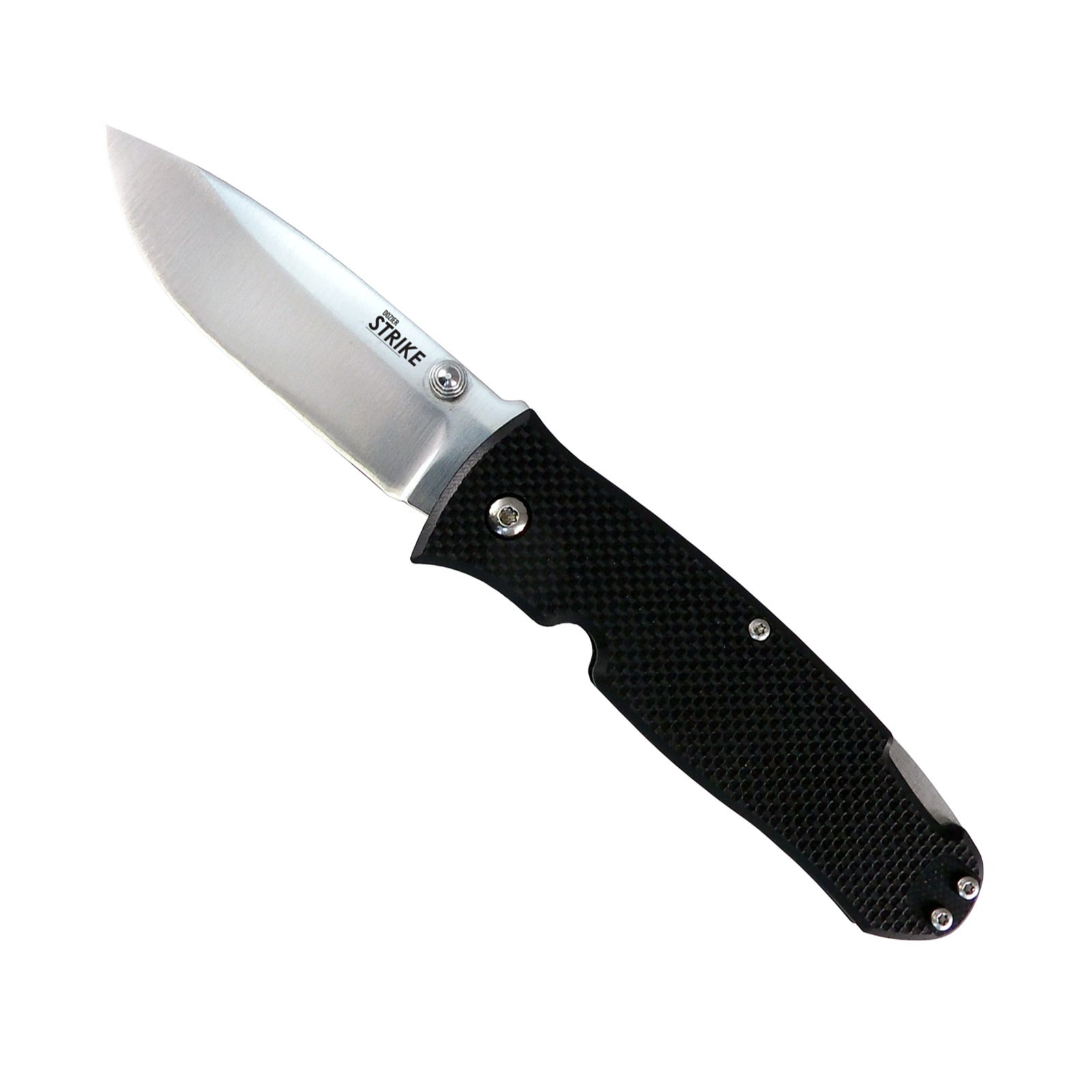 Ontario Knife Co. Dozier Strike Back Lock Folding Knife - Black / Satin