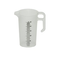 Pourmaxx Plastic Measuring Jugs 250ml 500ml 1L 2L 3L 5L