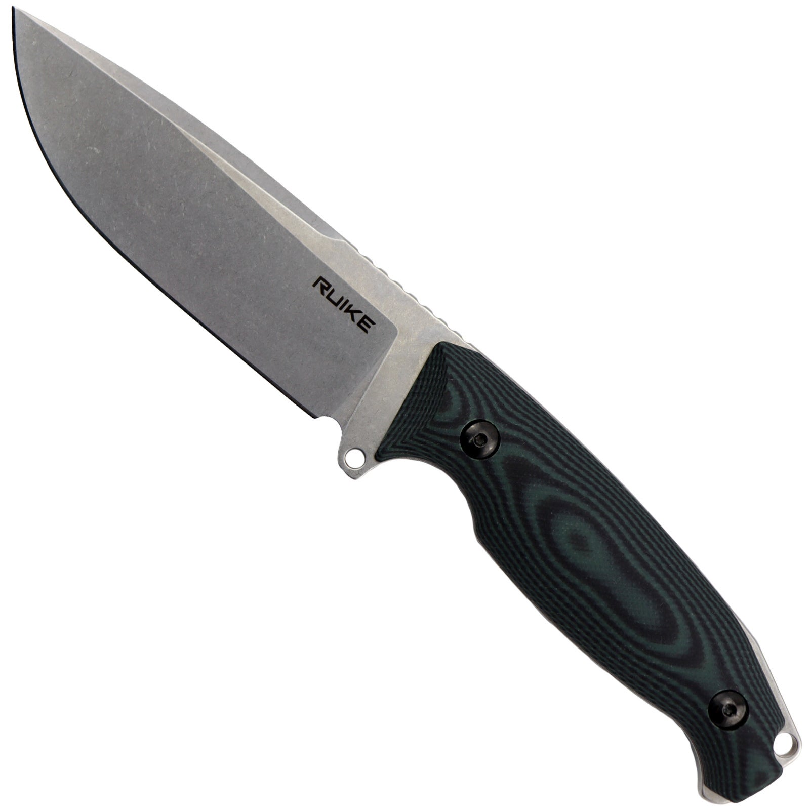 Ruike Knives Jager Fixed Blade Knife - Green / Silver