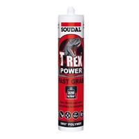 Soudal 290ml T-Rex Power Fast Grab - Bright White