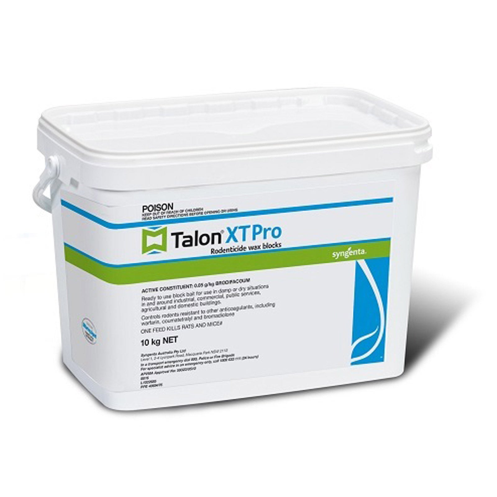 Talon 10kg Wax Blocks Rat & Mouse Bait