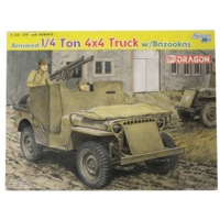 Dragon 1/35 Armored 1/4 Ton 4x4 Truck w/Bazookas Kit
