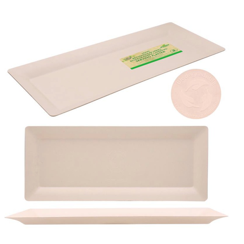 Buy 10 x Disposable Catering Platters Biodegradable Food Sandwich BBQ