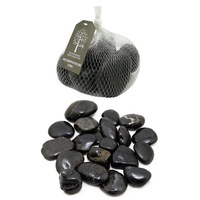 10KG Black Garden Stones River Rock Pebbles 2CM ~ 5CM Decor Indoor Outdoor Decoration