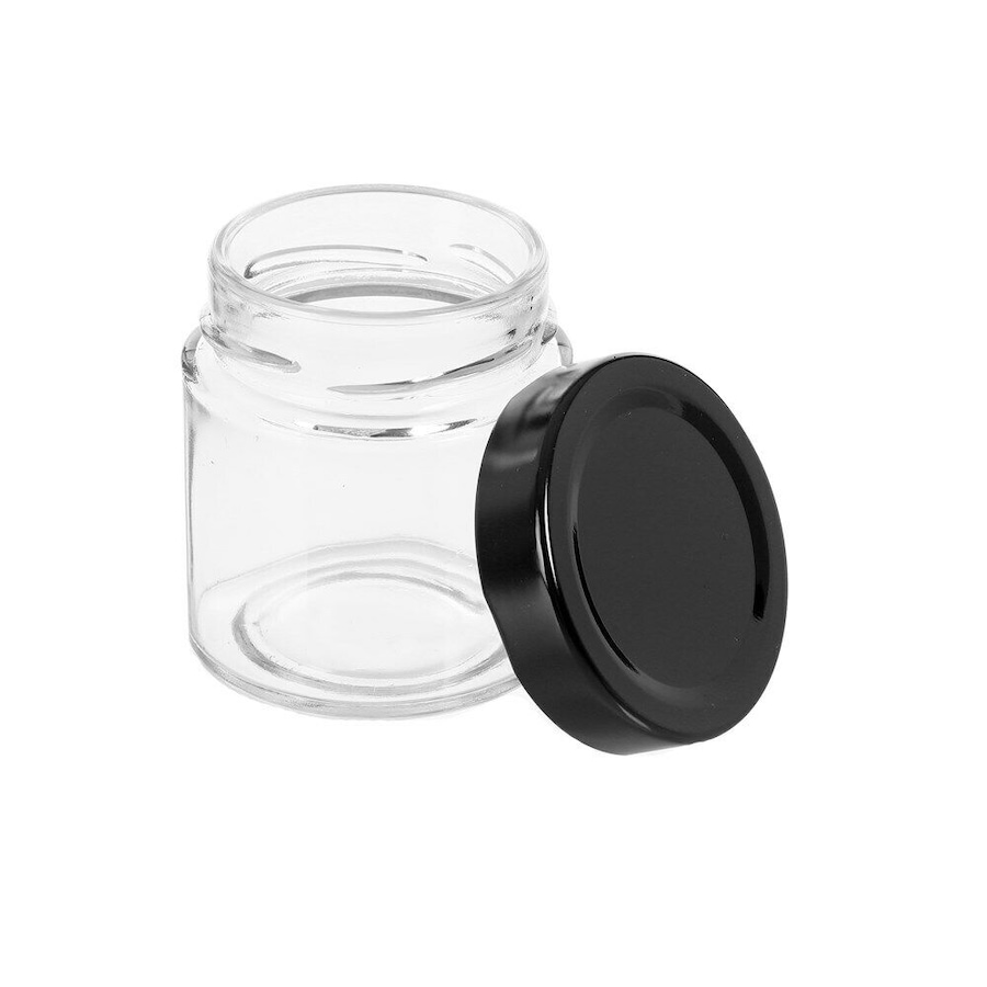 12x Small Food Grade Glass Jars 125ml Mini Spice Jam Storage Air Tight Container