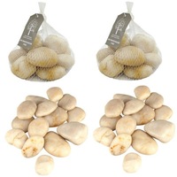 16 KG Garden Stones River White Rock Pebbles For Home Decor Indoor Outdoor Decoration