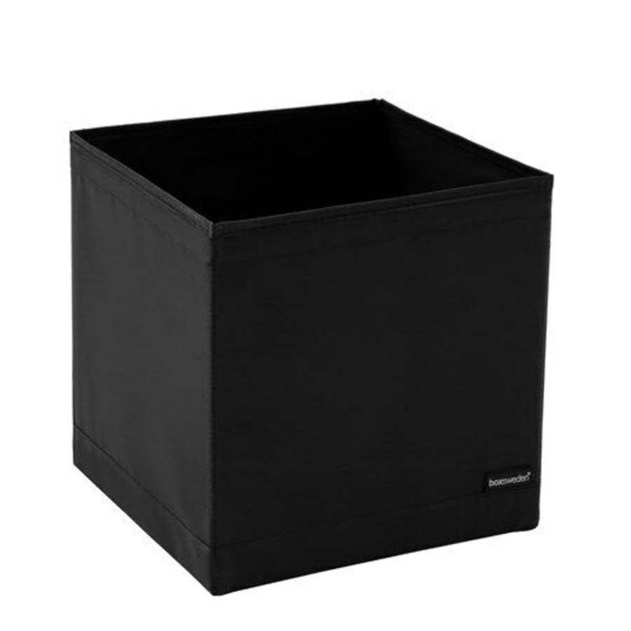 2 x Foldable Storage Cube Closet Clothes Scraf Organsier Box Container Black