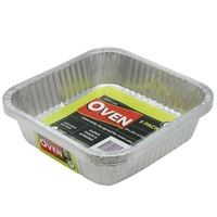 20 x Aluminum Foil Trays BBQ Disposable Roasting takeaway Oven Baking Party NO lid