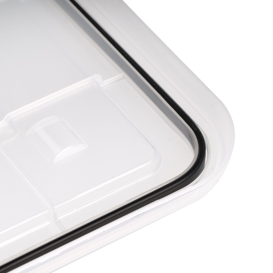 3 x 55L Airtight Roller Storage Box Lockable Plastic Organiser Container Tub Crate