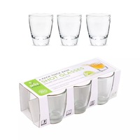 30x 30ML Clear Shot Glasses Drinking Cup Spirit Bar Whisky Wine Coffee Espresso