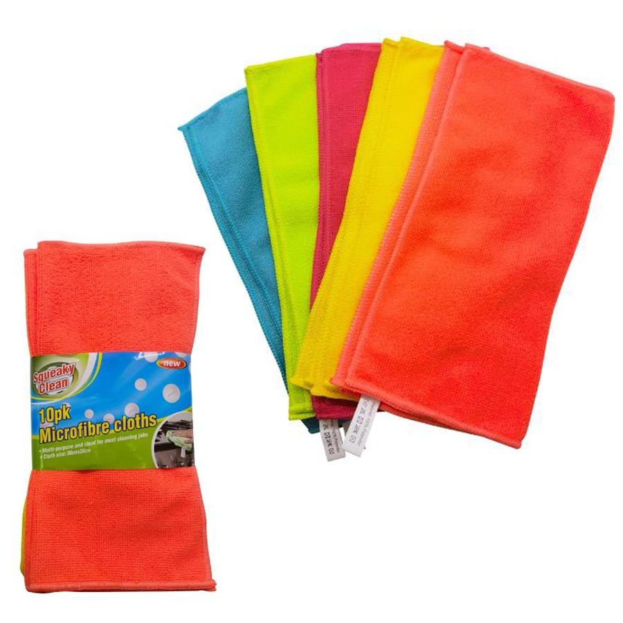 50PCS Microfibre Cleaning Cloths 30x30cm Microfiber Table Wipe Wiping Towel