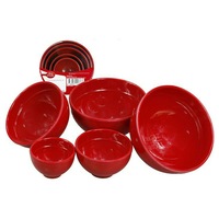 5pcs Kitchen Cooking Preparation Bowl Set Soup Bowls Rice Tableware Plastic