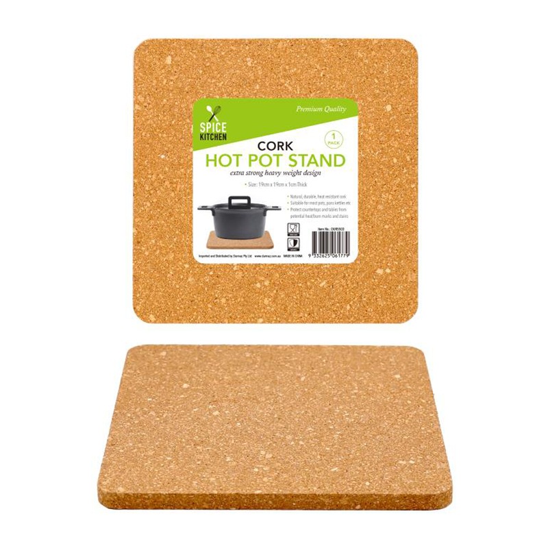 Buy 5x Thick Cork Hot Pot Stand Coaster Dish Drinks Heat Resistant