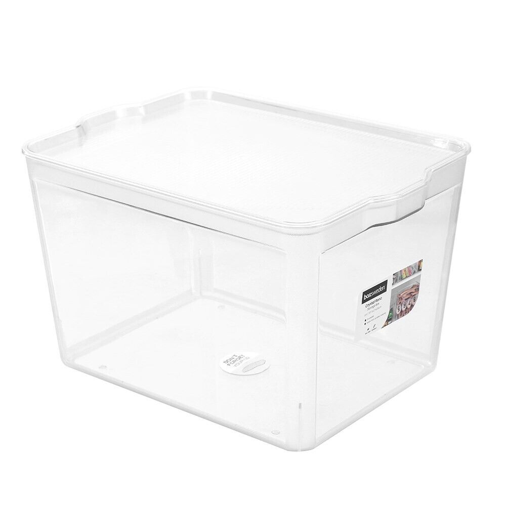 Buy 6 x Boxsweden Crystal Reno Storage Box Organiser Container 37 ...
