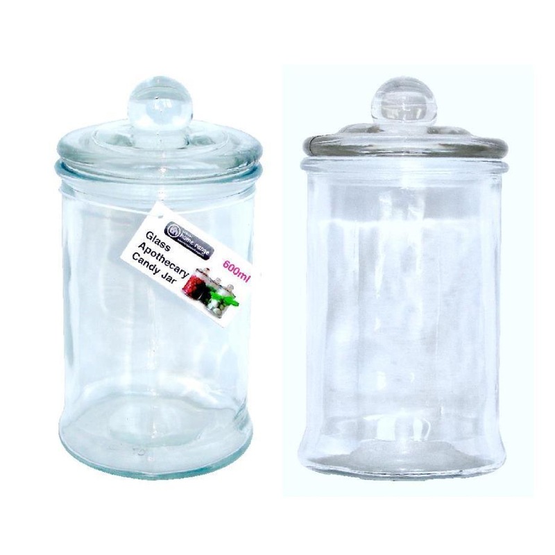 Buy 6 x Glass Apothecary Candy Lolly Buffet Jar Candle Making Waxing