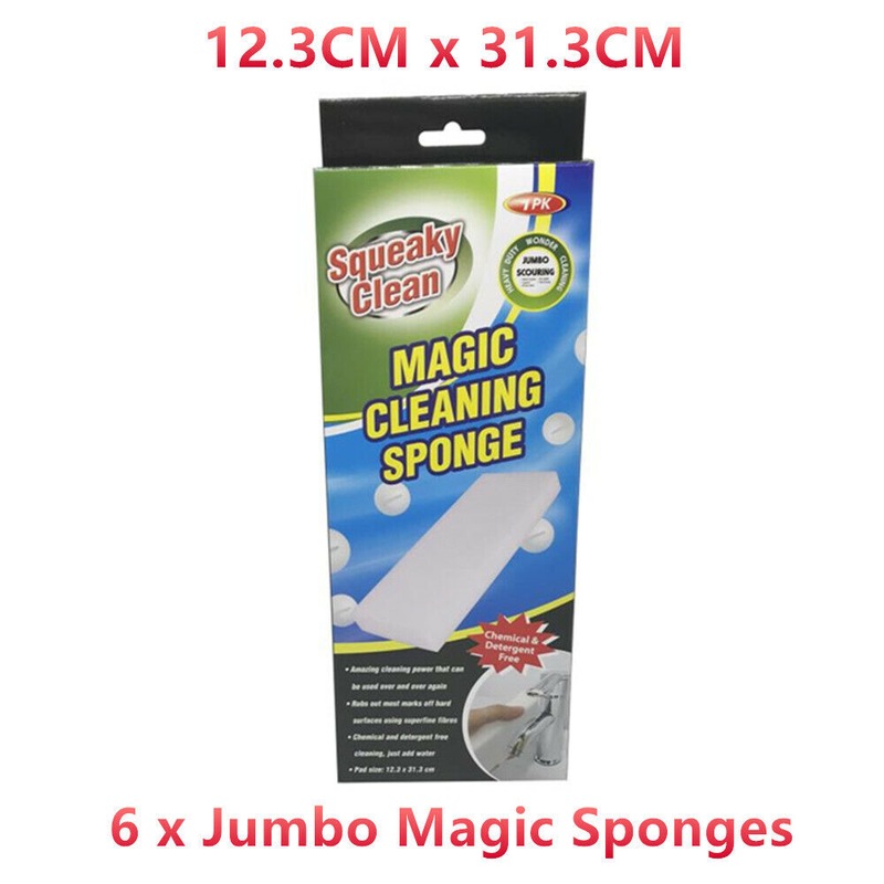 Buy 6 x Large Magic Cleaner Sponge Eraser Cleaning Foam Kitchen