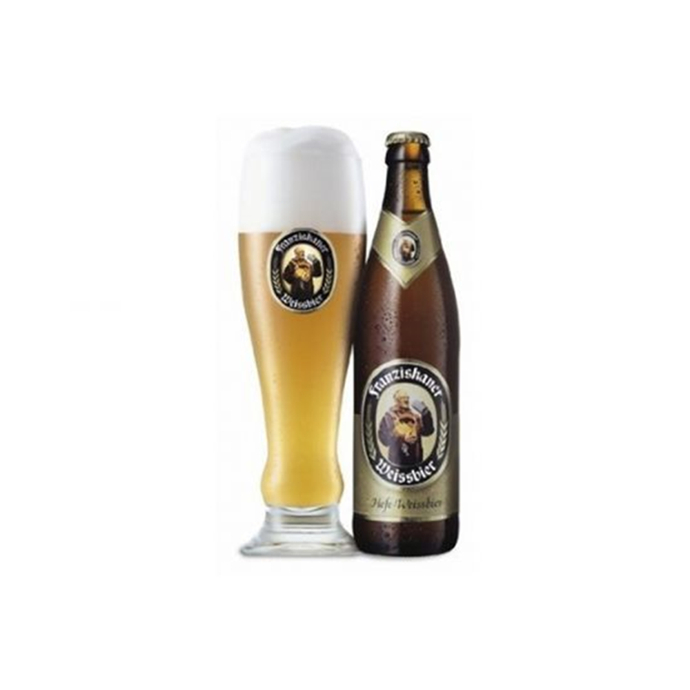 6x 500ML Beer Glassware German Franziskaner Drinking Bar Mug Tumbler Wine Glass
