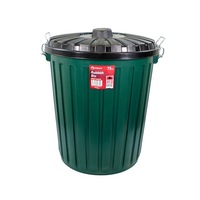 75L Green Large Rubbish Bin Storage Container Kitchen Trash Waste Garbage Dustbin lid