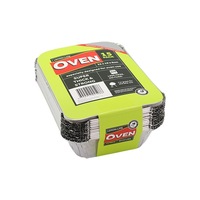 90x Aluminium Foil Containers Lids Tray Takeaway Baking Oven Roasting Pan Small