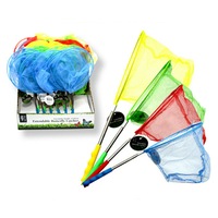 Green Extendable Butterfly Catcher Mesh Net Insect Bug Fish 85cm Retractable Kids Toy