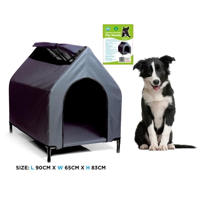 Dog Kennel Kennels Outdoor Plastic Pet House Puppy Extra Large XL MyDeal