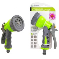 Plastic Garden Hose Nozzle 8 Functions Spray Gun Water Wash Car Sprayer Flower