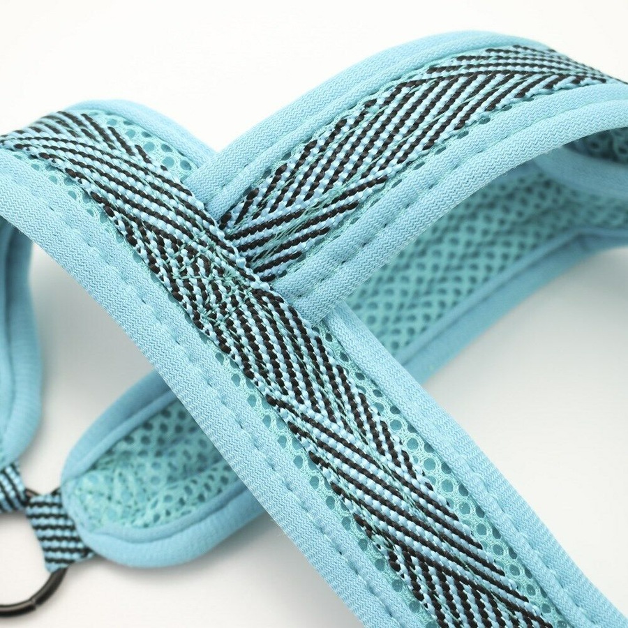 Red Adjustable Dog Harness Leash Set Mesh Pet Puppy Vest Lead For Medium Large Dog