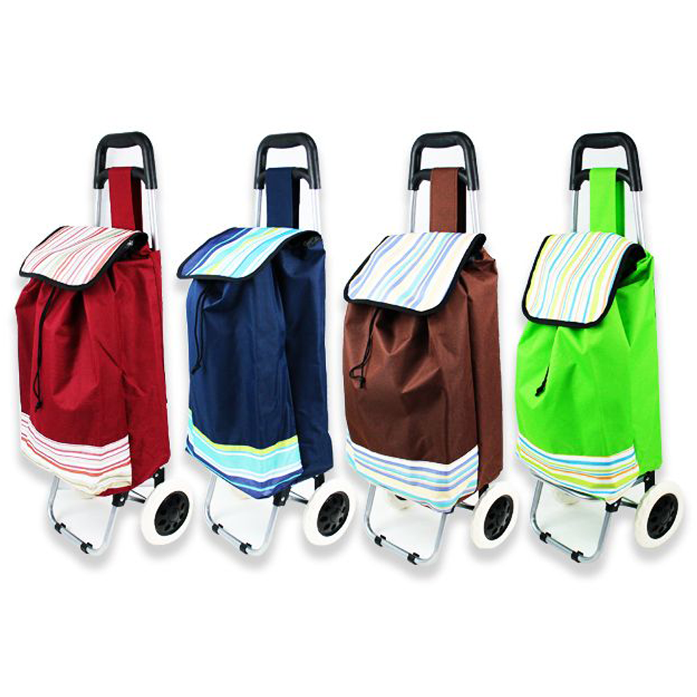 Shopping Grocery Trolley Wheel Cart Market Basket Bag Luggage Portable Crate