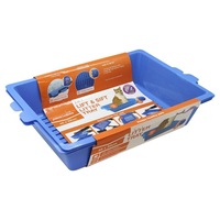 Sift Away Pet Cat Self Sifting Litter Box Toilet 3 Part System Slotted Trays Lif