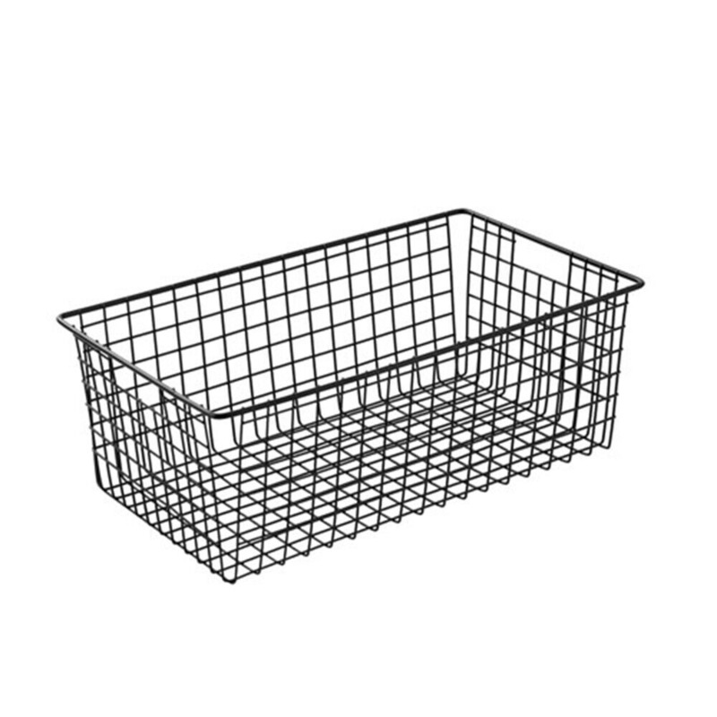 Buy Wire Storage Basket Home Kitchen Pantry Office Organiser Holder