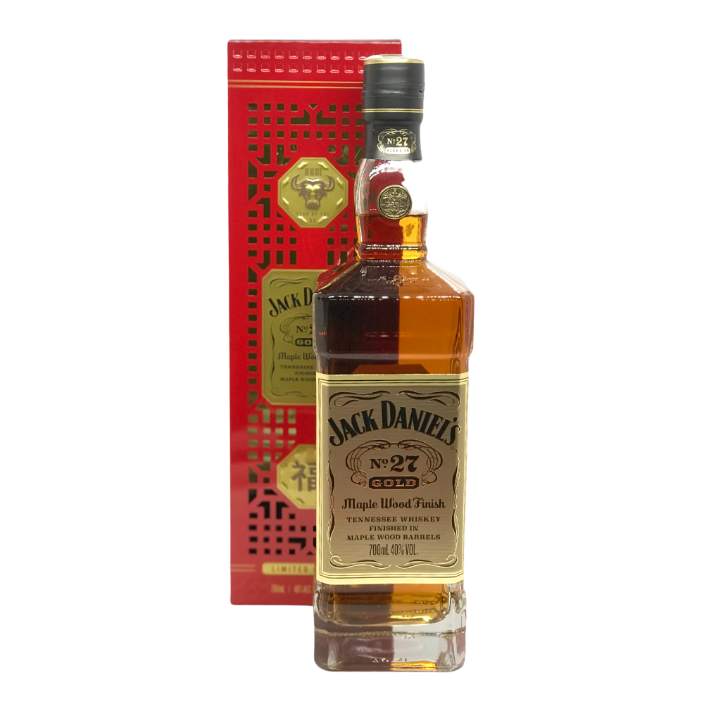 Jack Daniels No.27 Gold Maple Wood Finish Year of the OX 2021 700mL