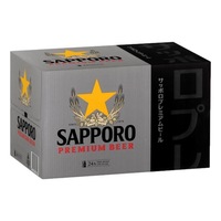 Sapporo Premium Beer Bottles (24 x 355mL)