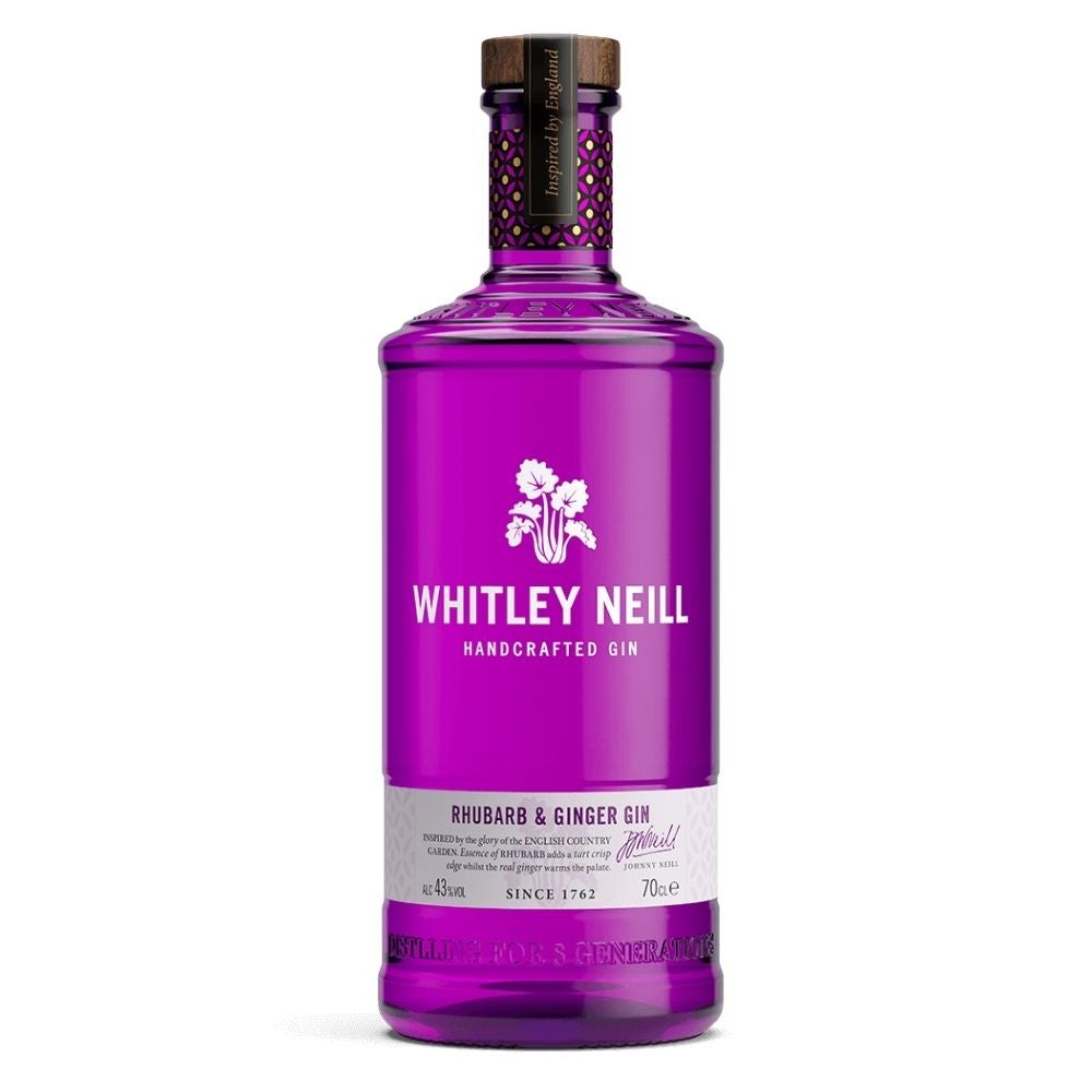 Whitley Neill Rhubarb & Ginger Gin 700mL @ 43% abv 