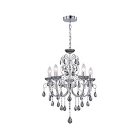 Davie Clasic Hanging Chandelier Lamp Light Chrome Smoke Small