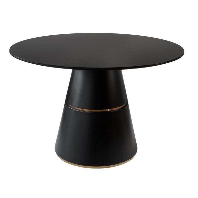 Buy Raimon Furniture Emac Round Dining Table 120cm Black MyDeal