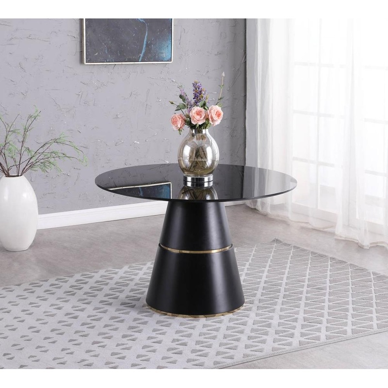 Buy Raimon Furniture Emac Round Dining Table 120cm Black MyDeal