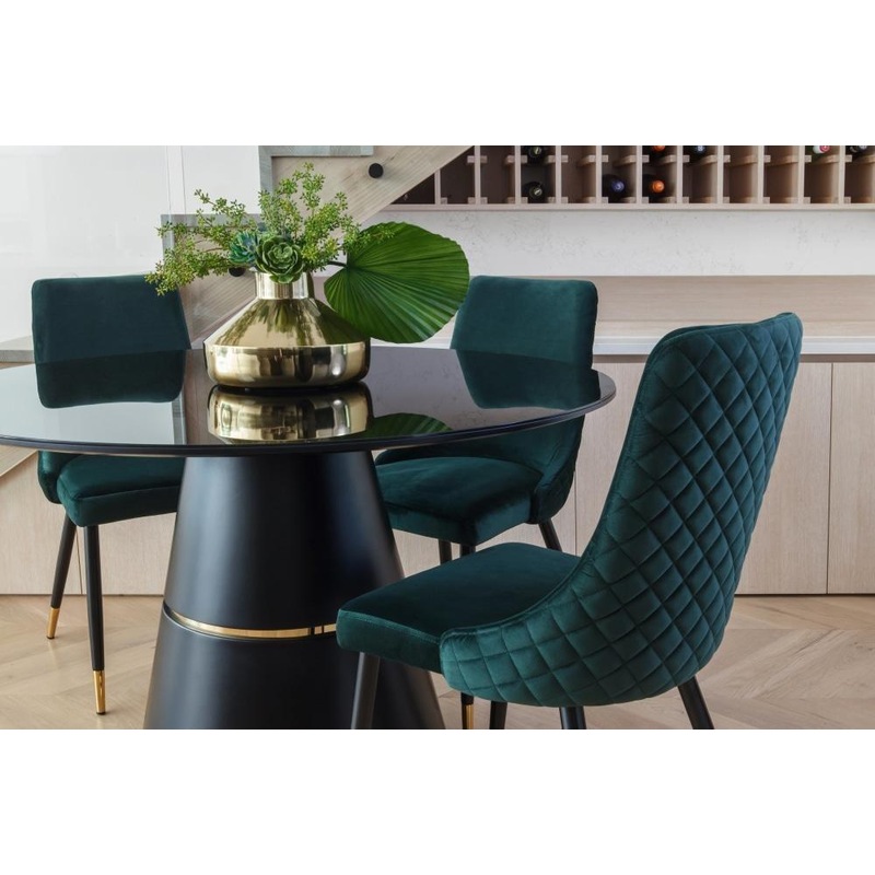 Buy Raimon Furniture Emac Round Dining Table 120cm Black MyDeal