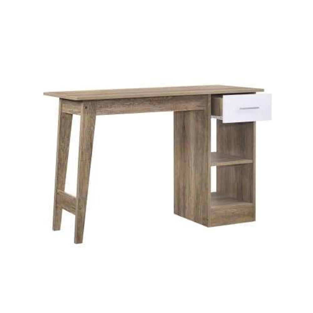 Endo Study Computer Writing Office Desk - Natural / White