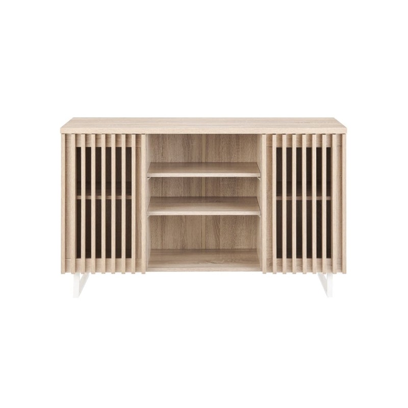 Buy Manila Buffet Unit Sideboard Storage Natural MyDeal