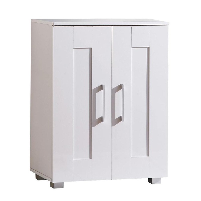 Buy Nova 2Door Low Cupboard Lowboy Storage White MyDeal
